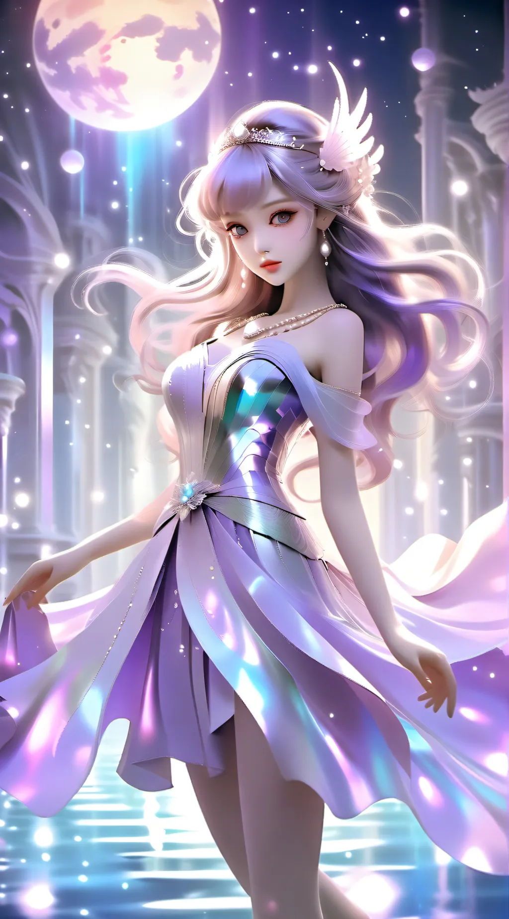 ai character: girly background