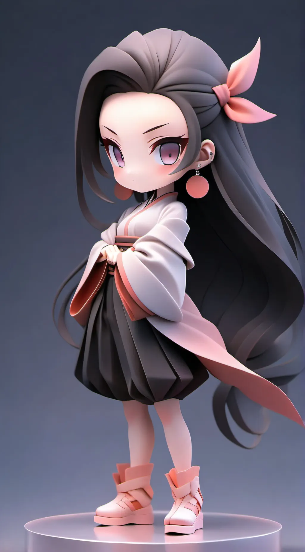 ai character: Nezuko background