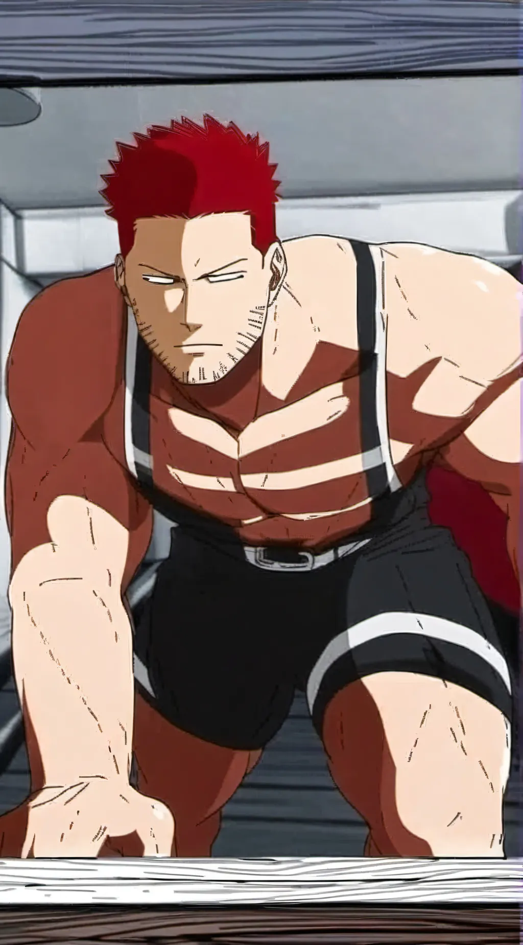 ai character: Endeavor GAY background