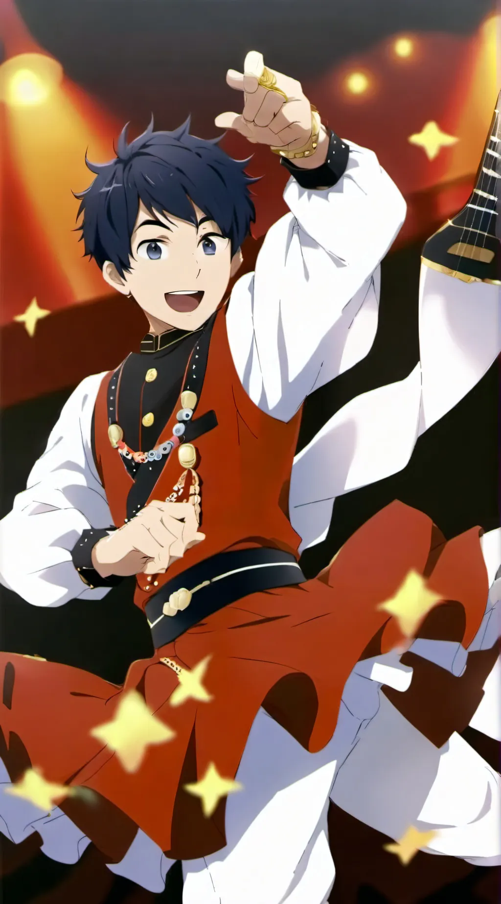 ai character: Mario background