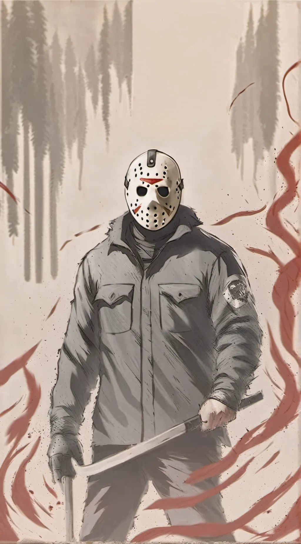 ai character: Jason voorhees background