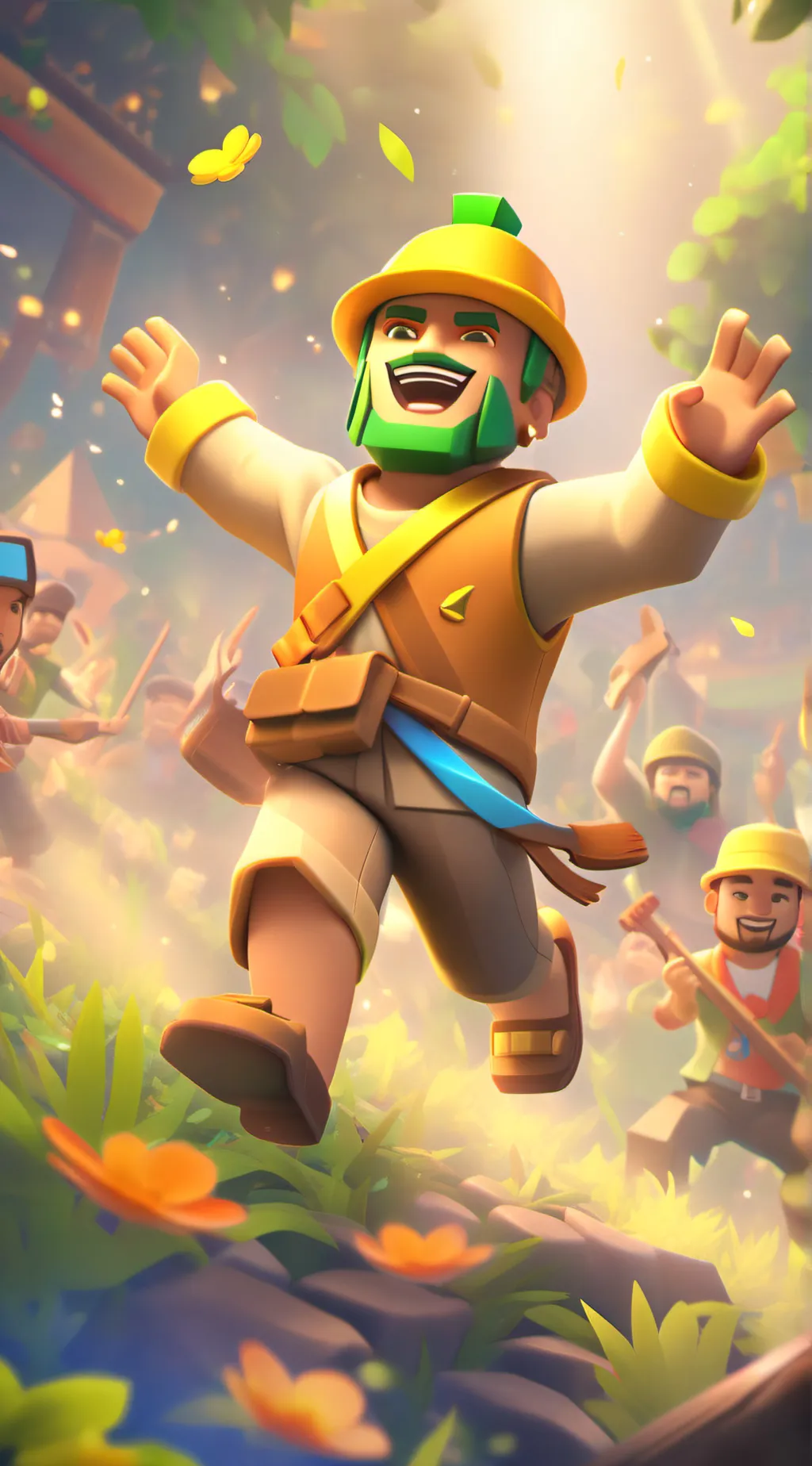 ai character: Roblox background