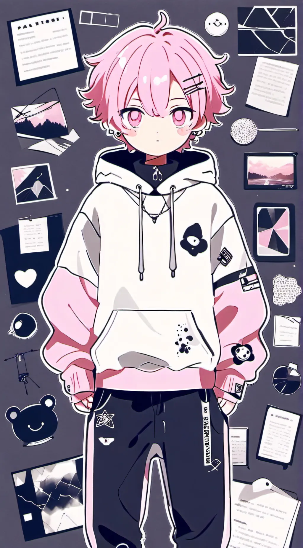 ai character: Drew background