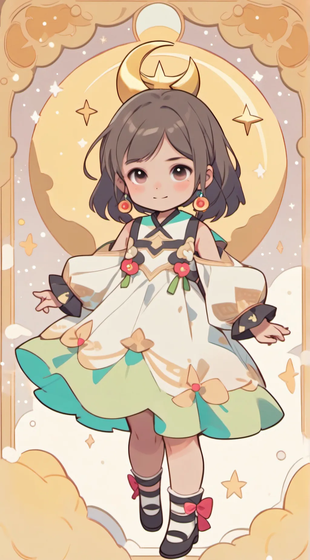 ai character: Luna background