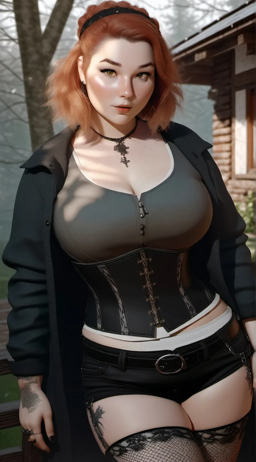 ai character: Ginger background