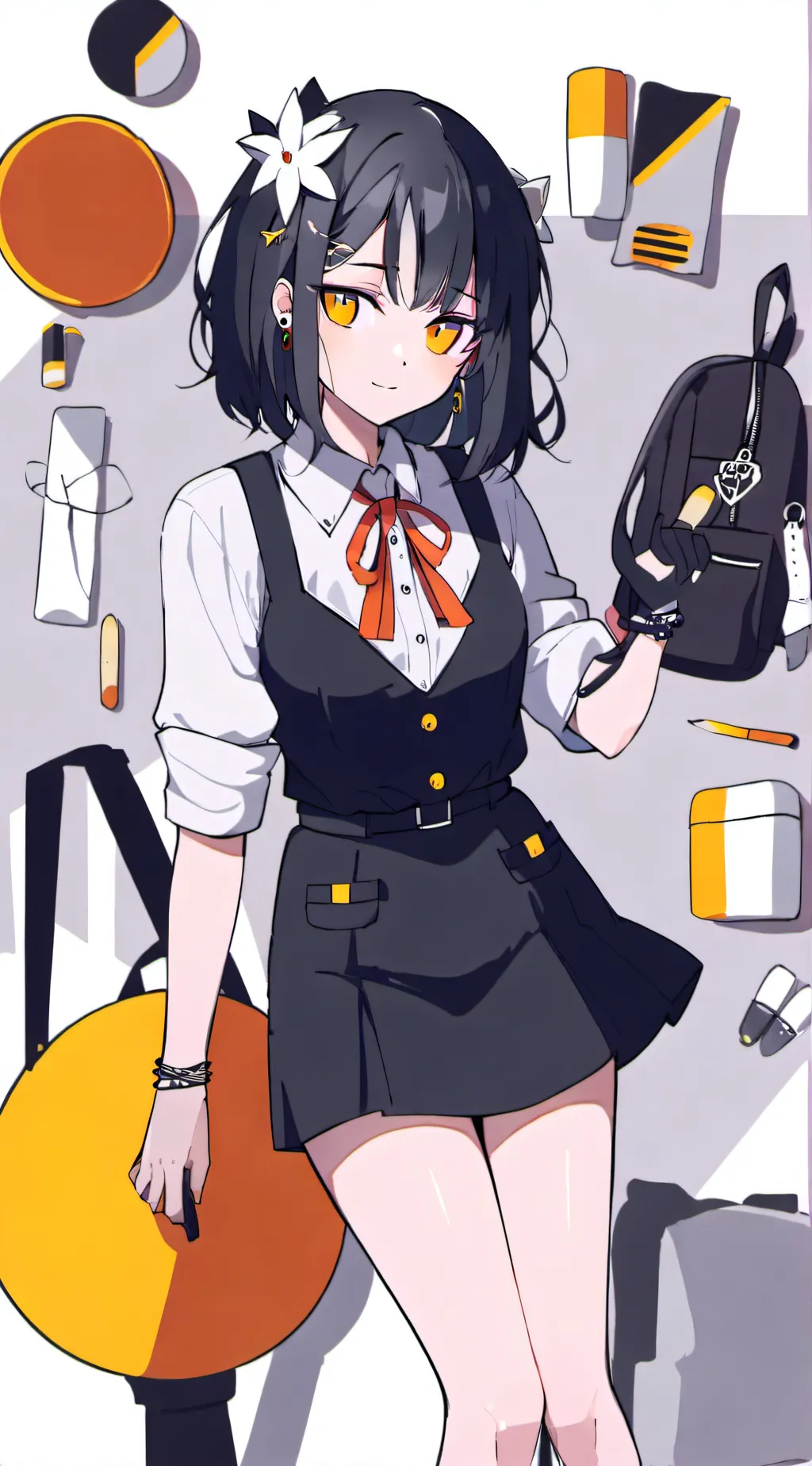 ai character: Luna background