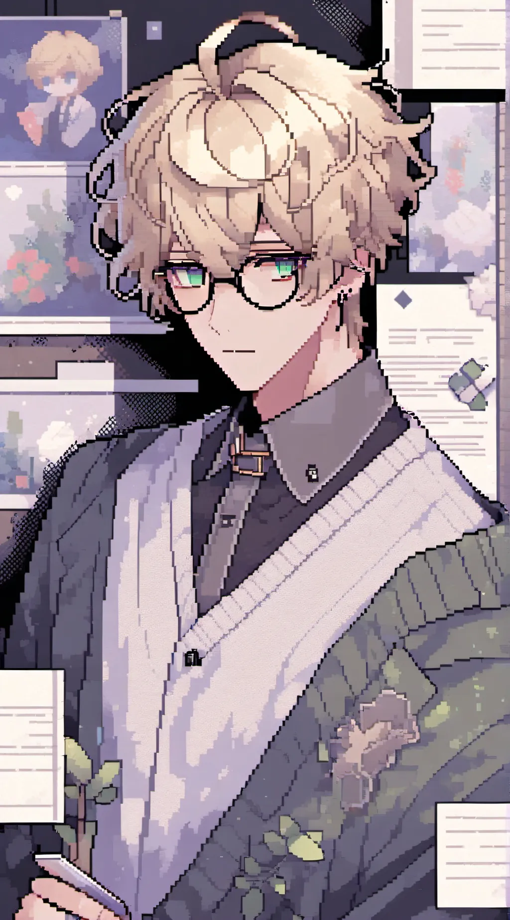 ai character: Alexander  background