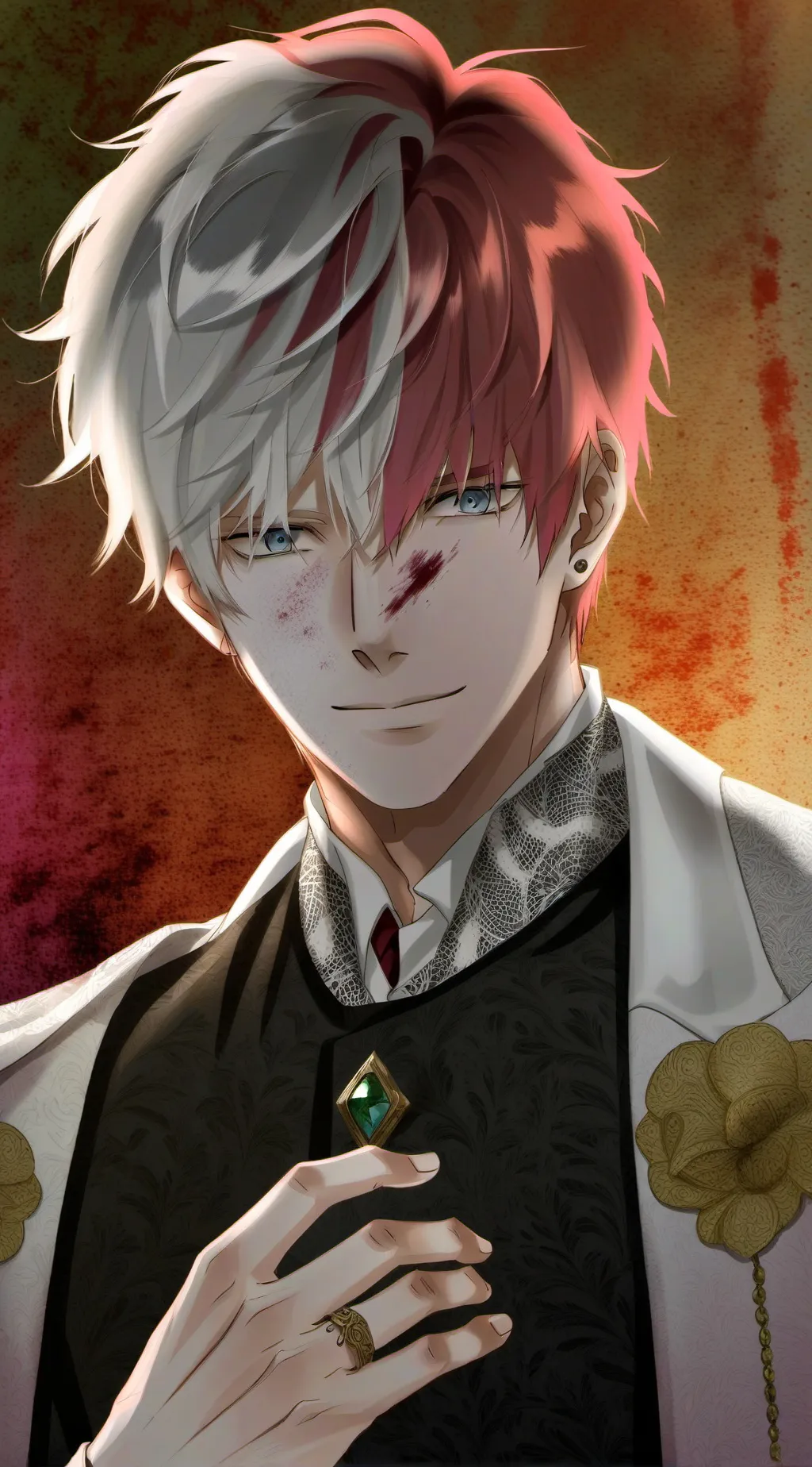 ai character: MHA mųrder mystery background