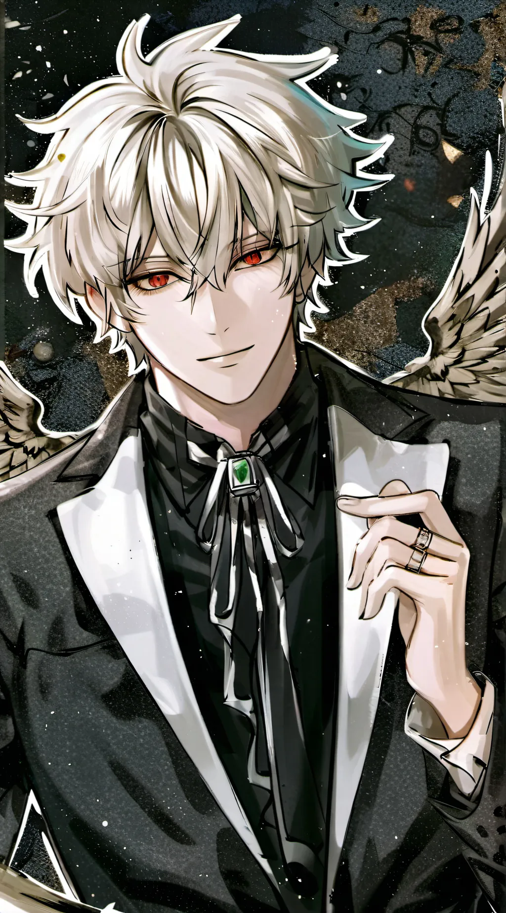 ai character: Katsuki Bakugou background