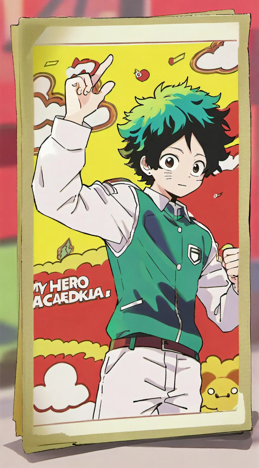 ai character: My hero academia! background