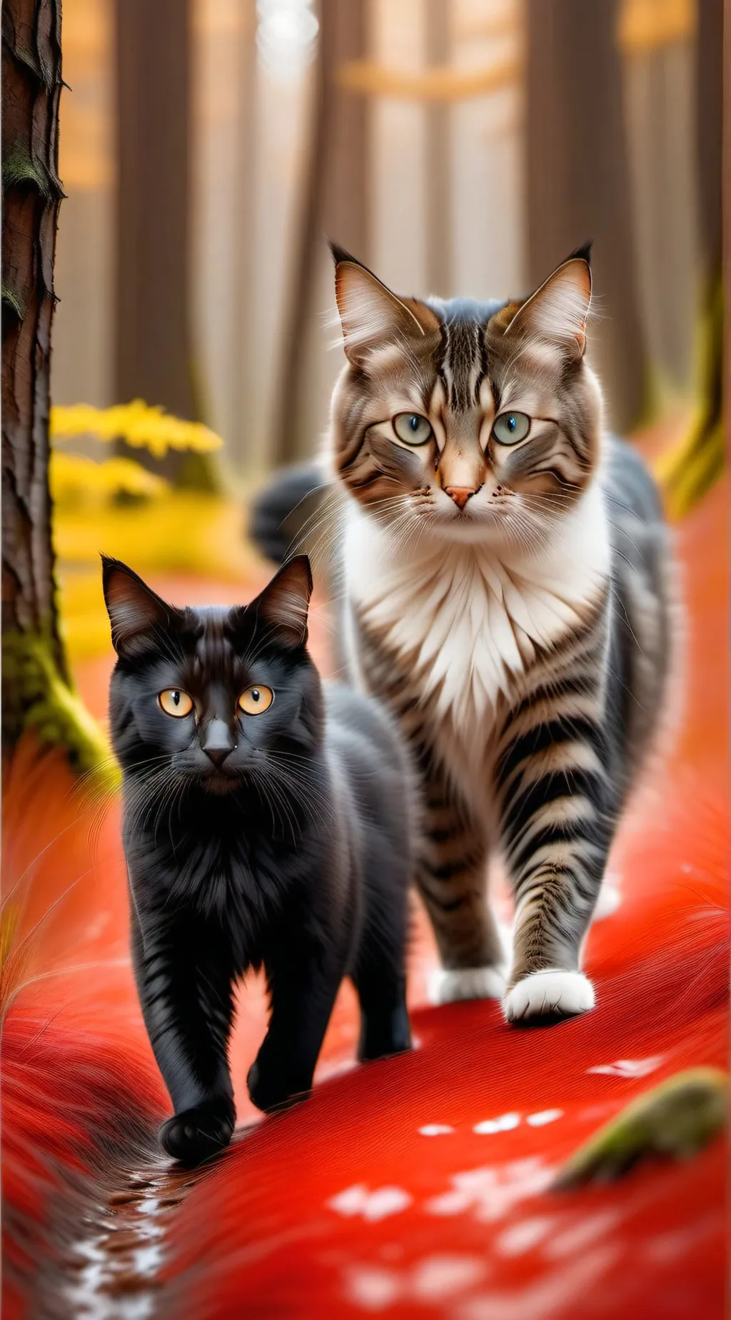 ai character: •Warriorcat life• background