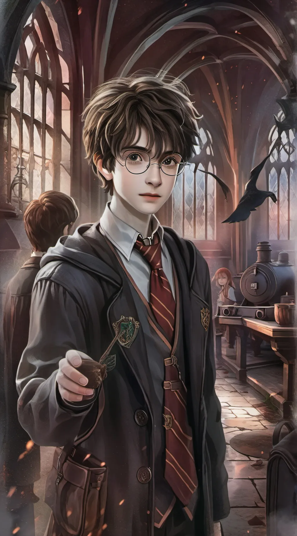 ai character: harry and ginny background