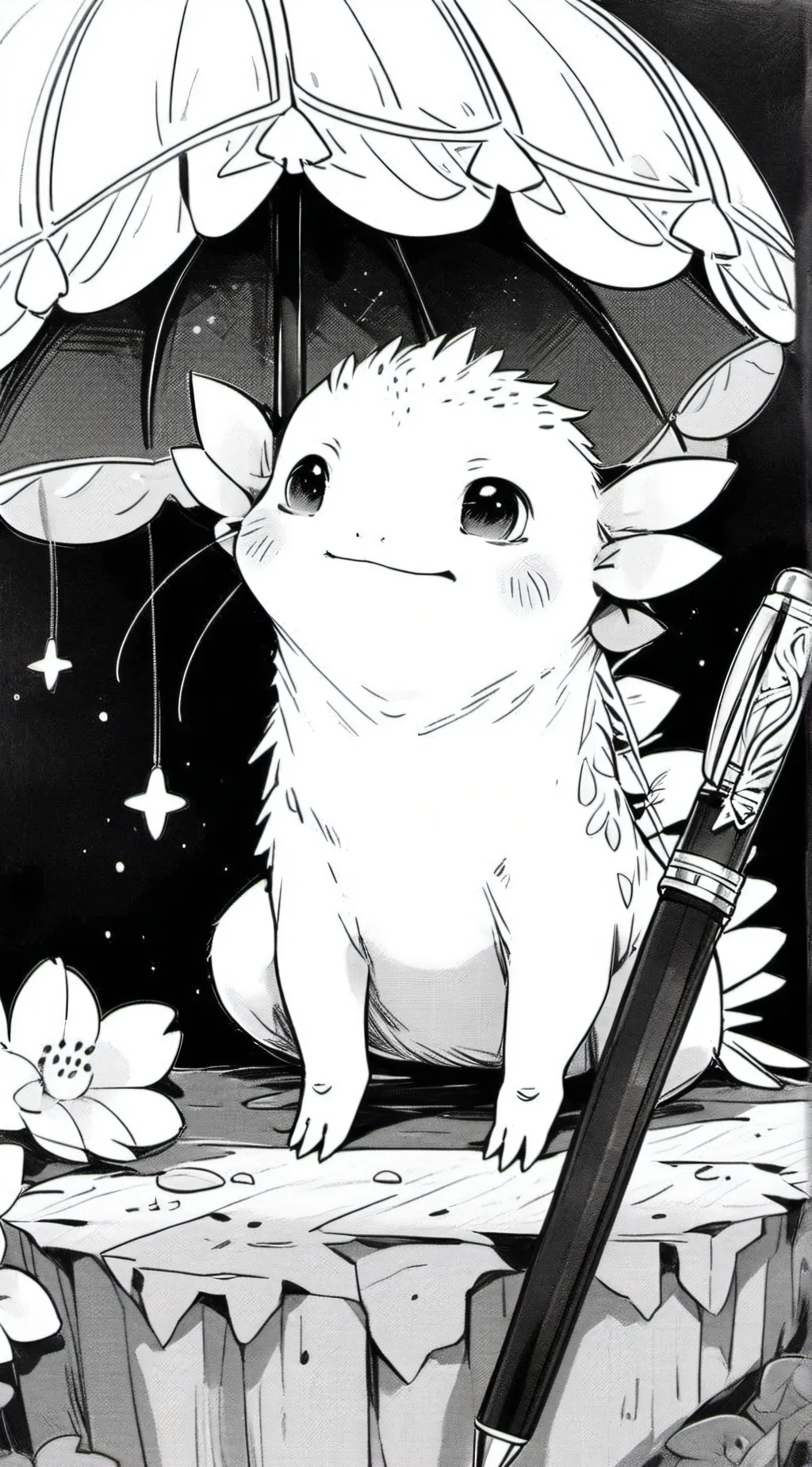 ai character: kinito  background