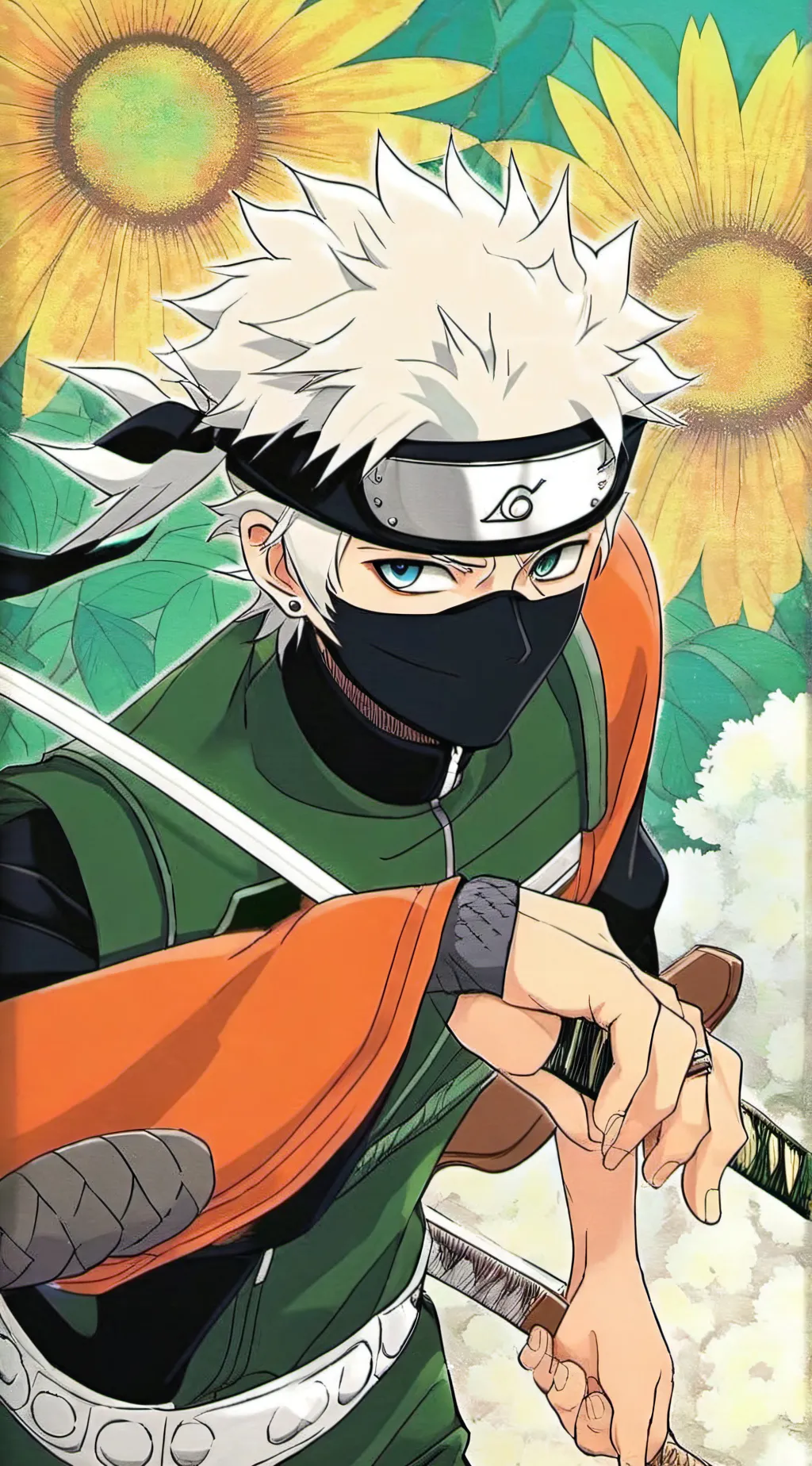 ai character: kakashi background