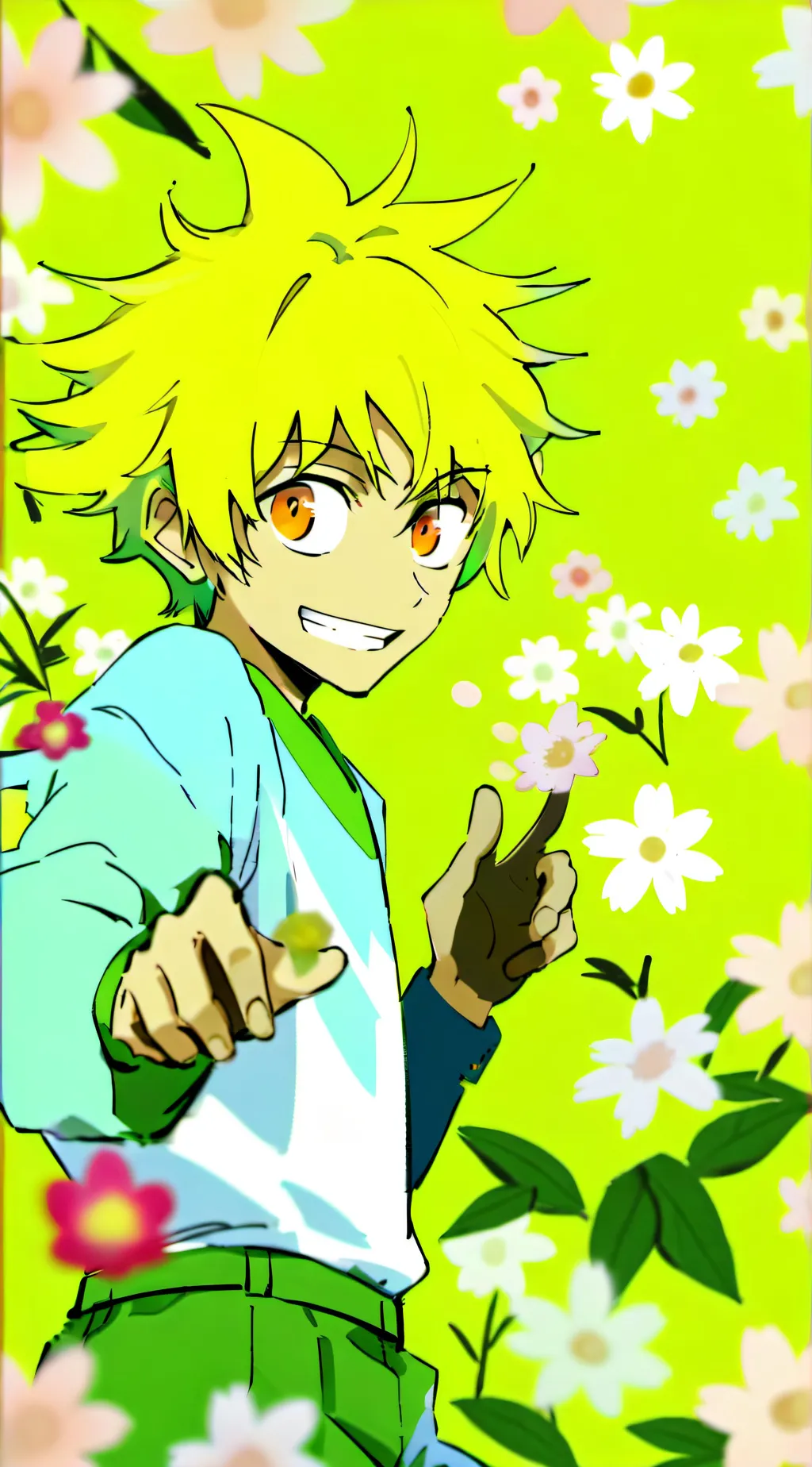 ai character: Thank you <3 background