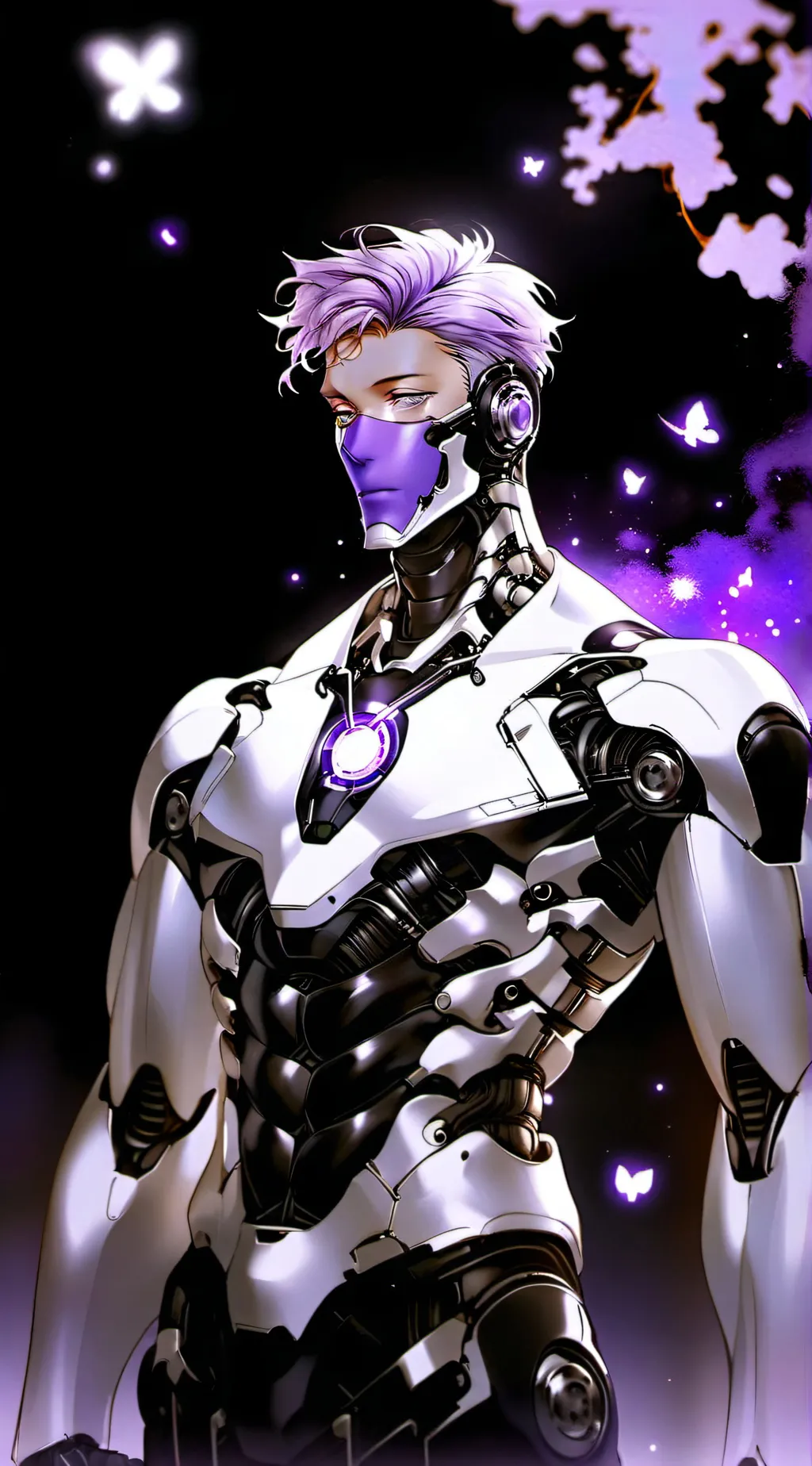 ai character: Neo Matrix background