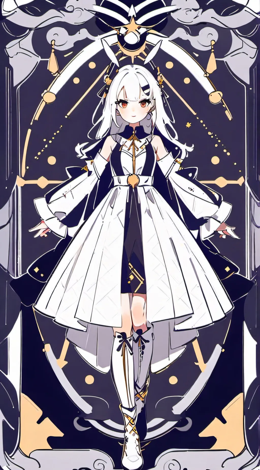ai character: Radio silence  background