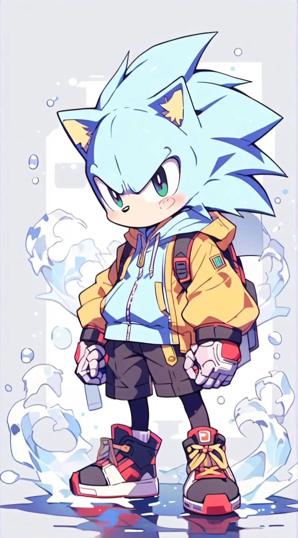 ai character: Sonic the Hedgehog background