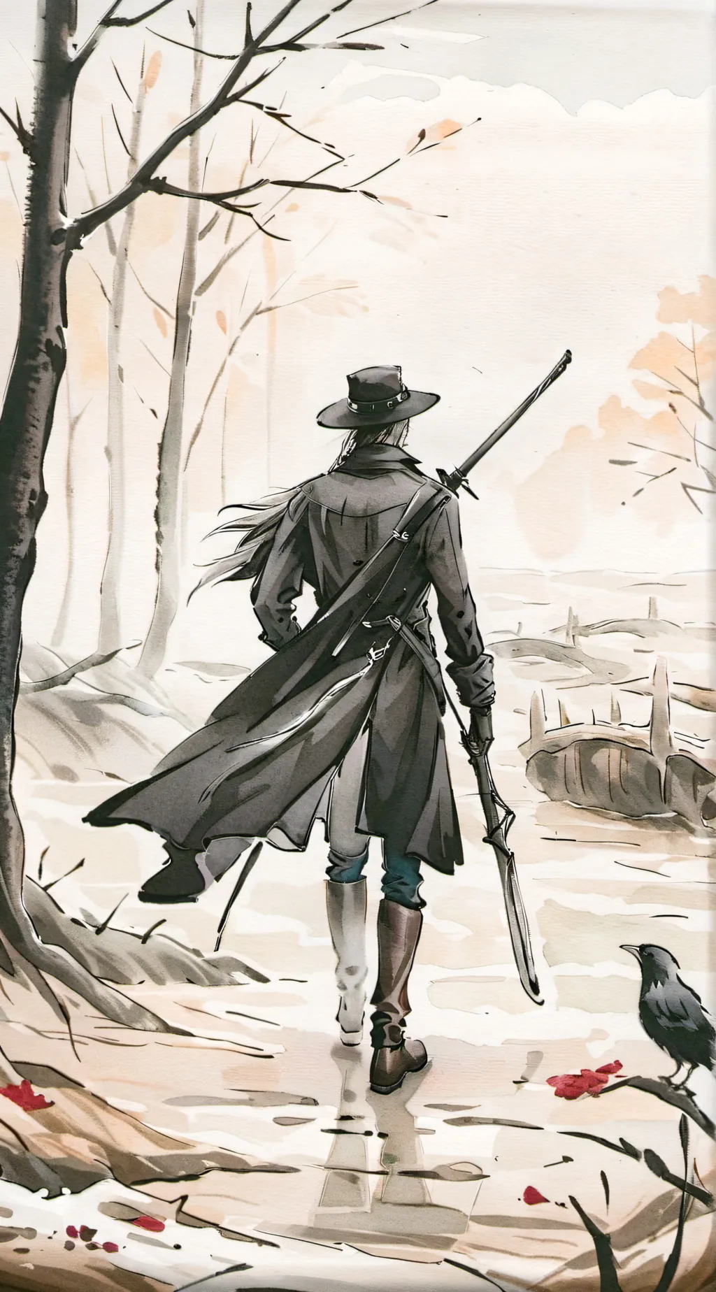 ai character: Hunter background