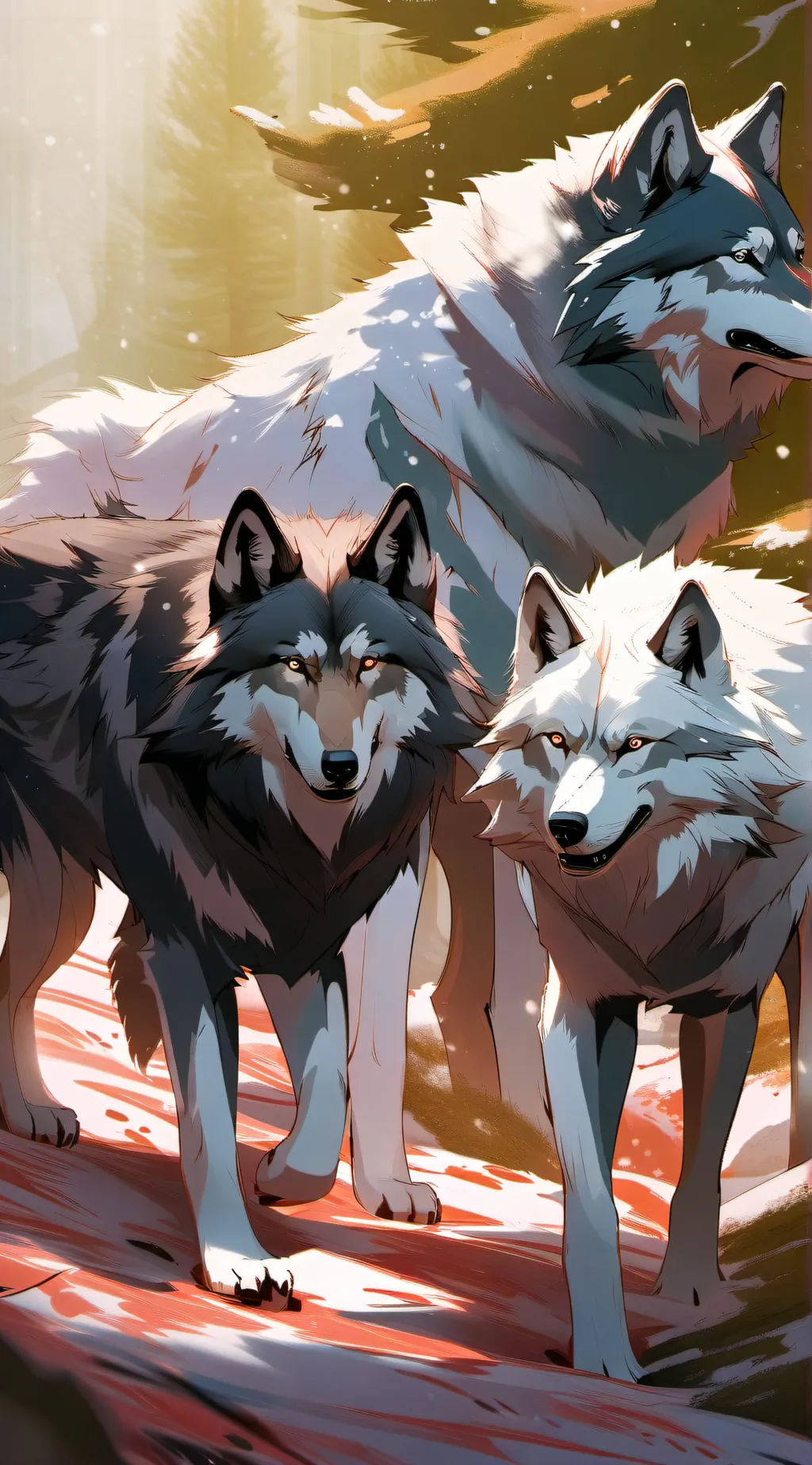 Talkie AI - Chat with element wolves