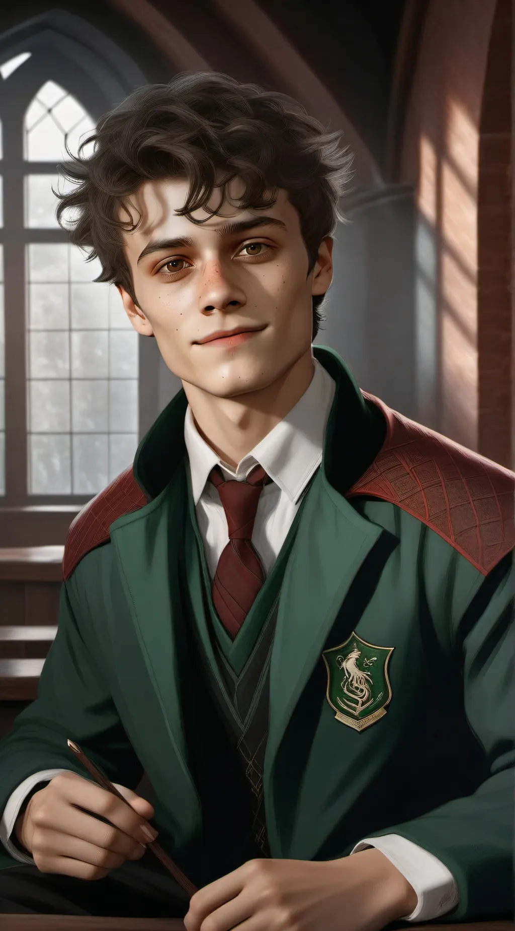 ai character: mattheo riddle background