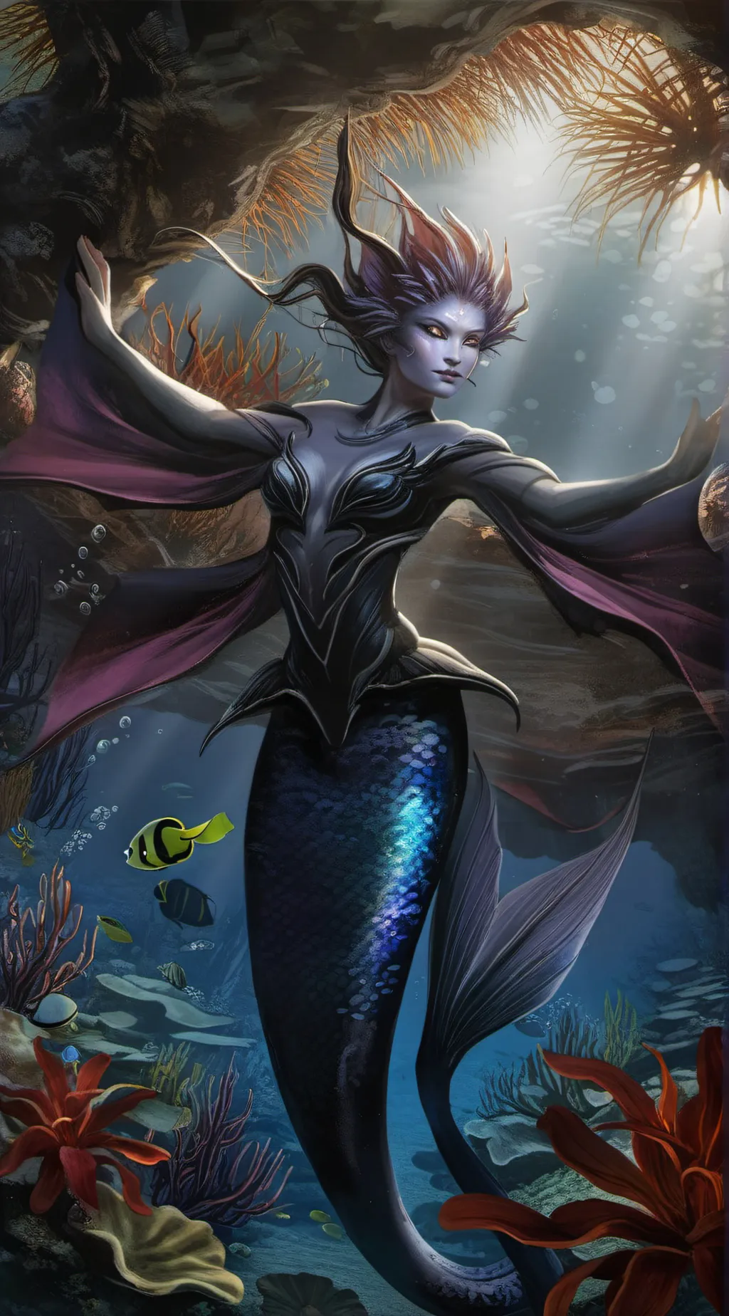 ai character: lady of the forge  background