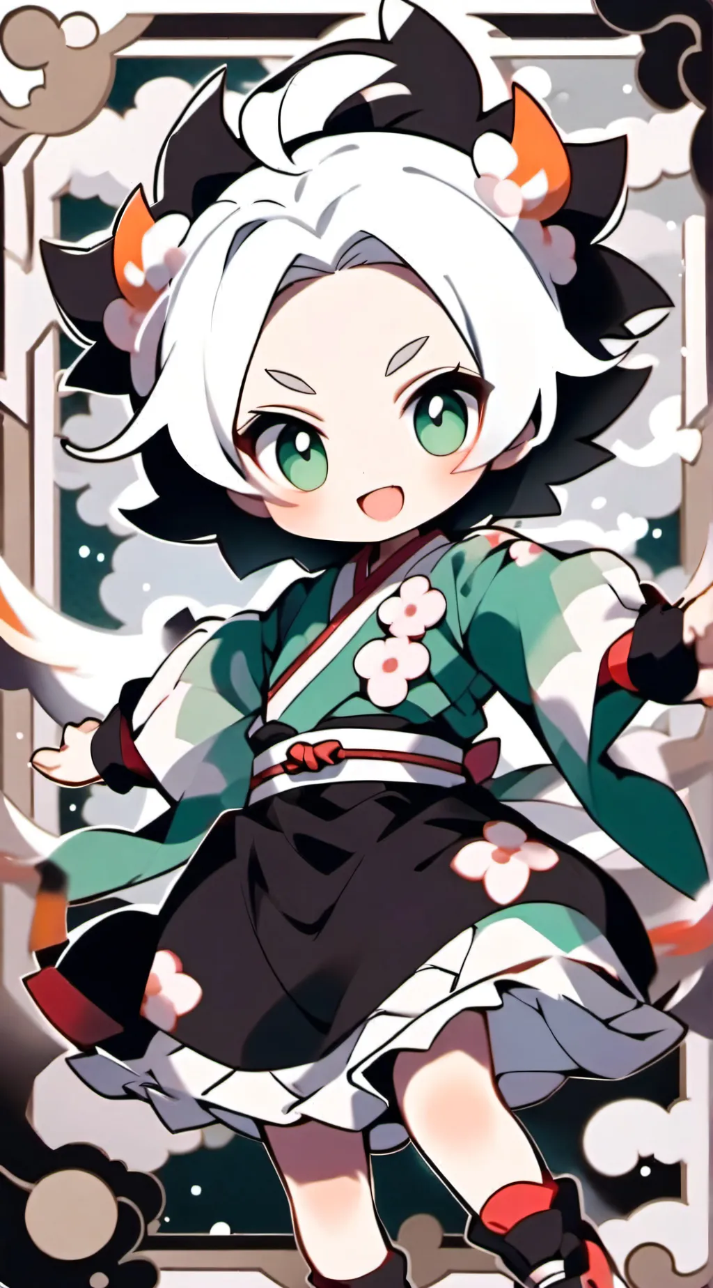 ai character: Tanjiro Kamado background