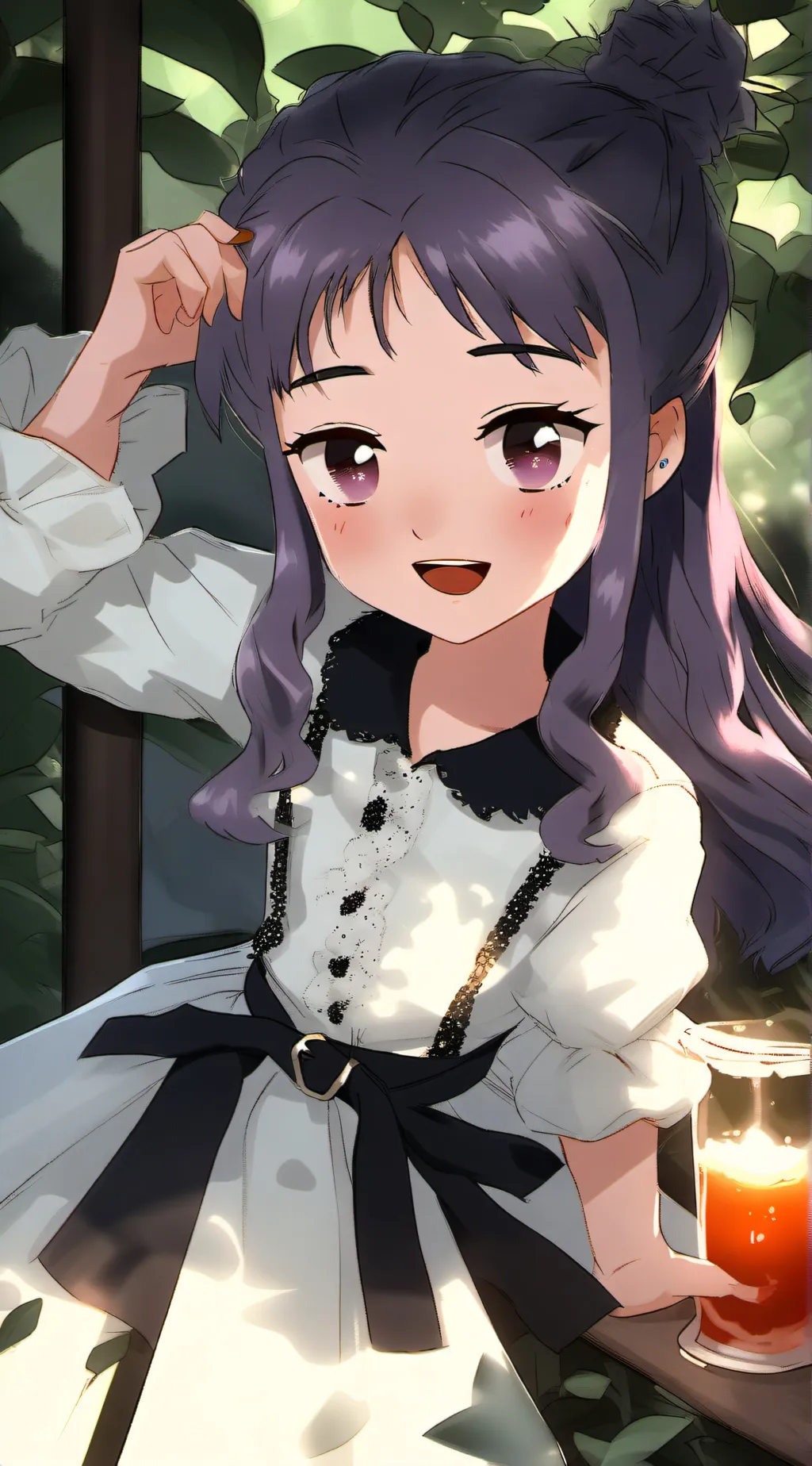 ai character: kid virus  background