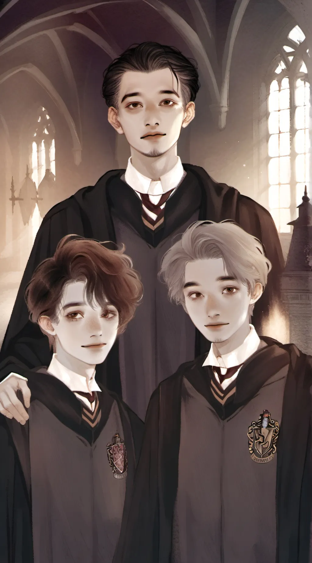 ai character: hogwarts background