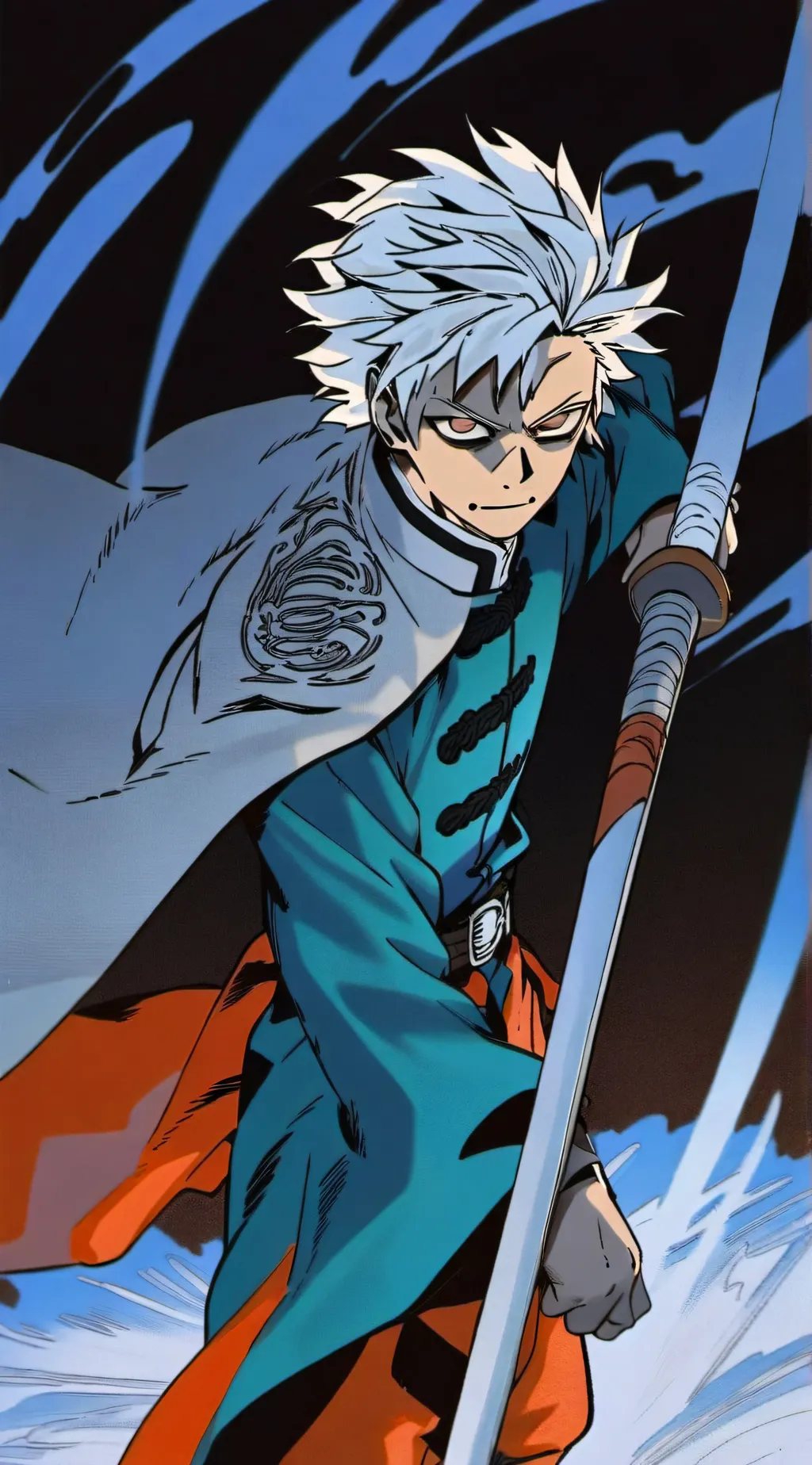 ai character: Tanjiro MHA background