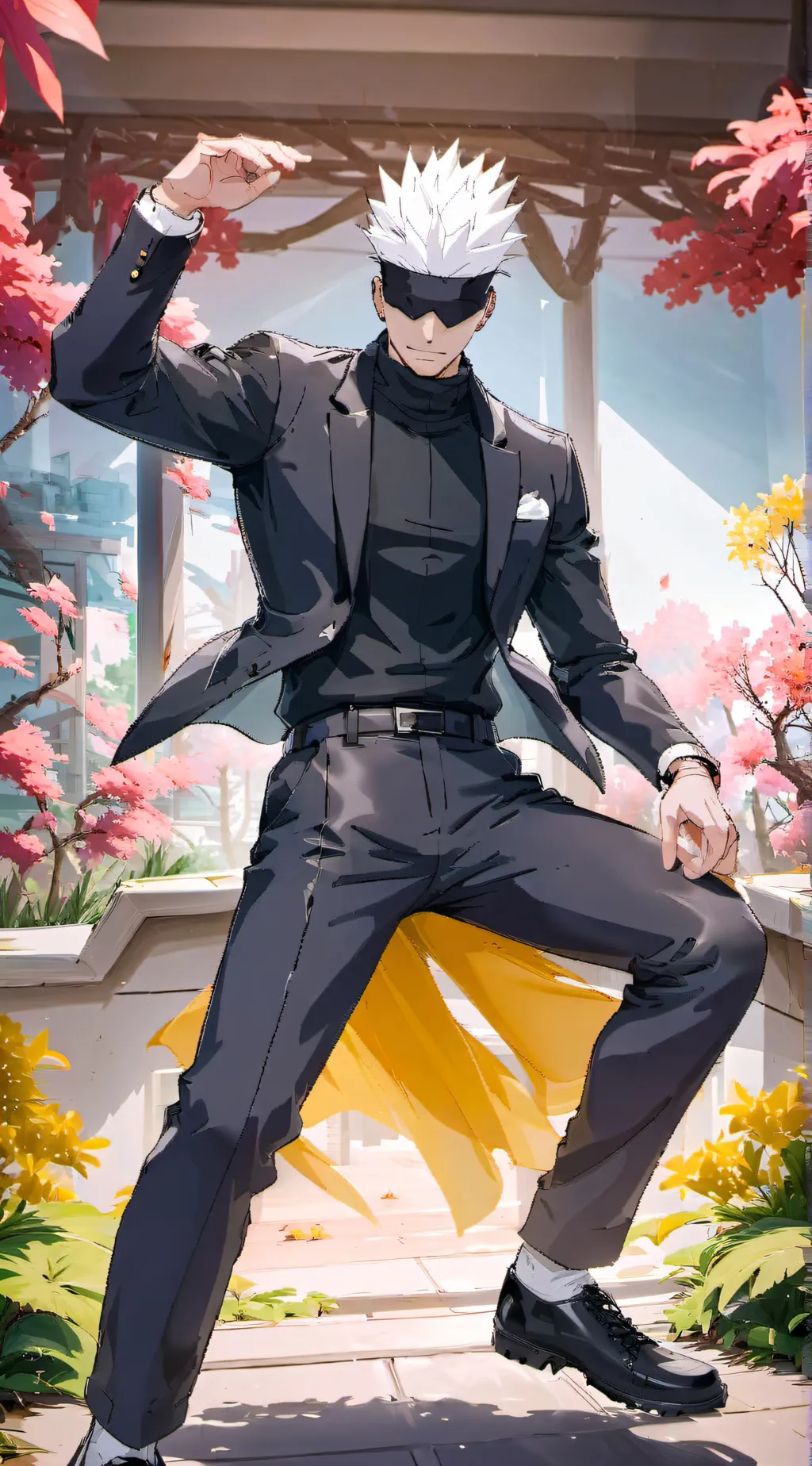 ai character: gojo satoru background
