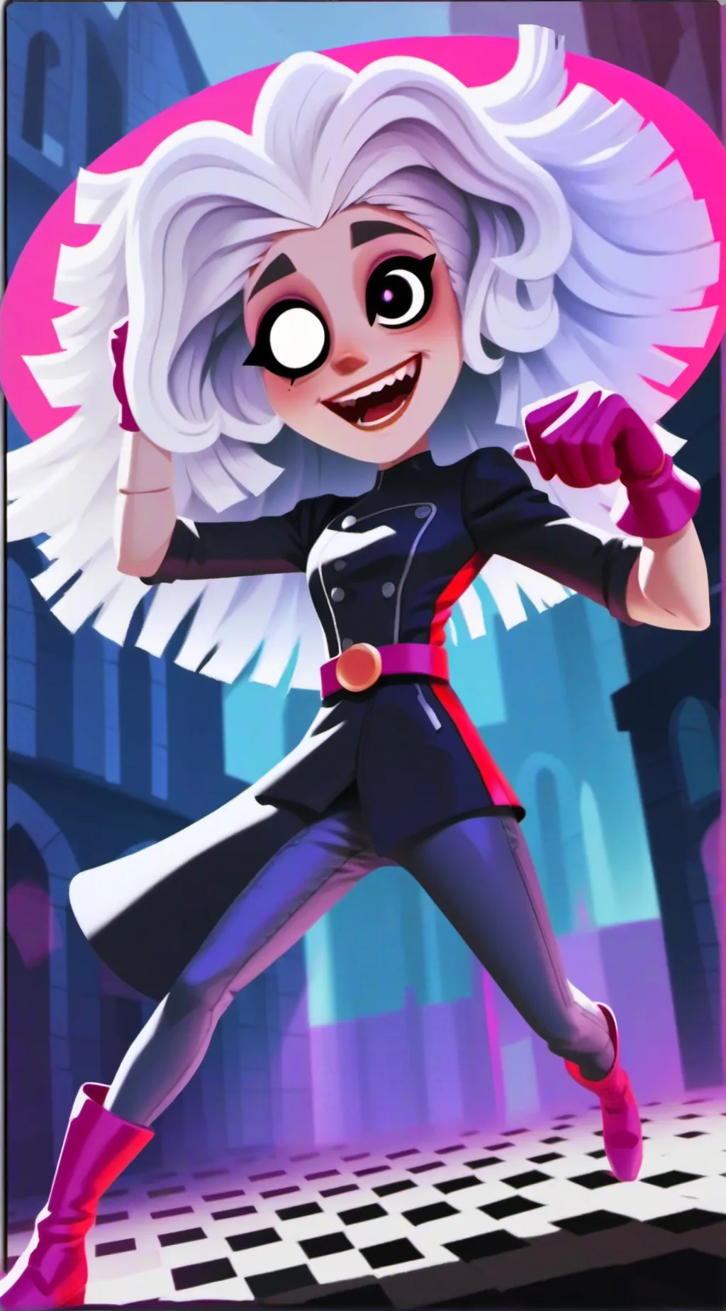 ai character: angledust from hh  background