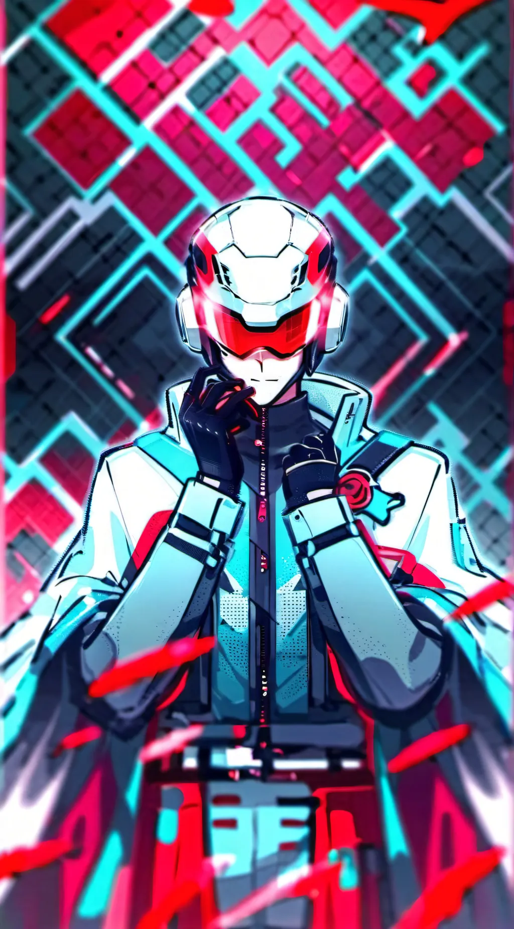 ai character: Cyborg background
