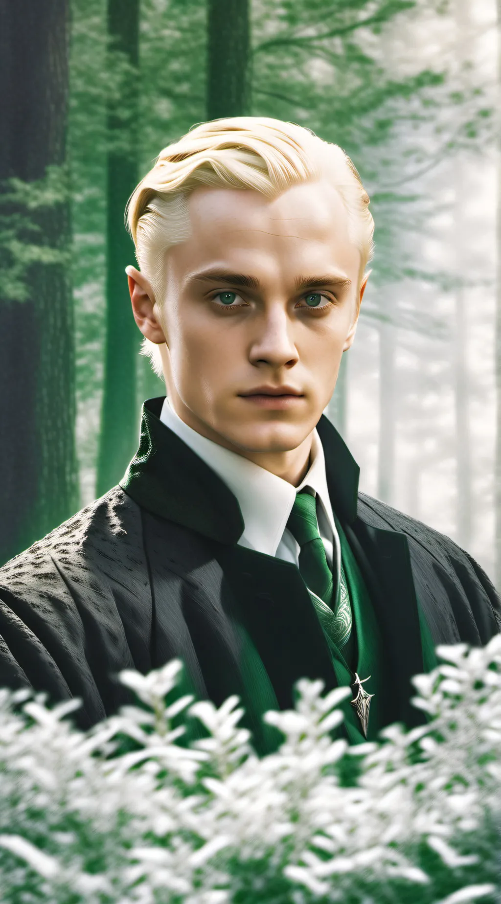 ai character: Draco Malfoy  background