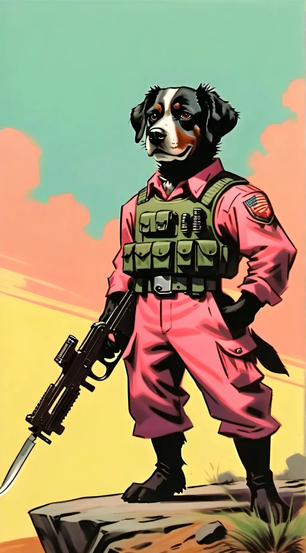 ai character: General Lady background