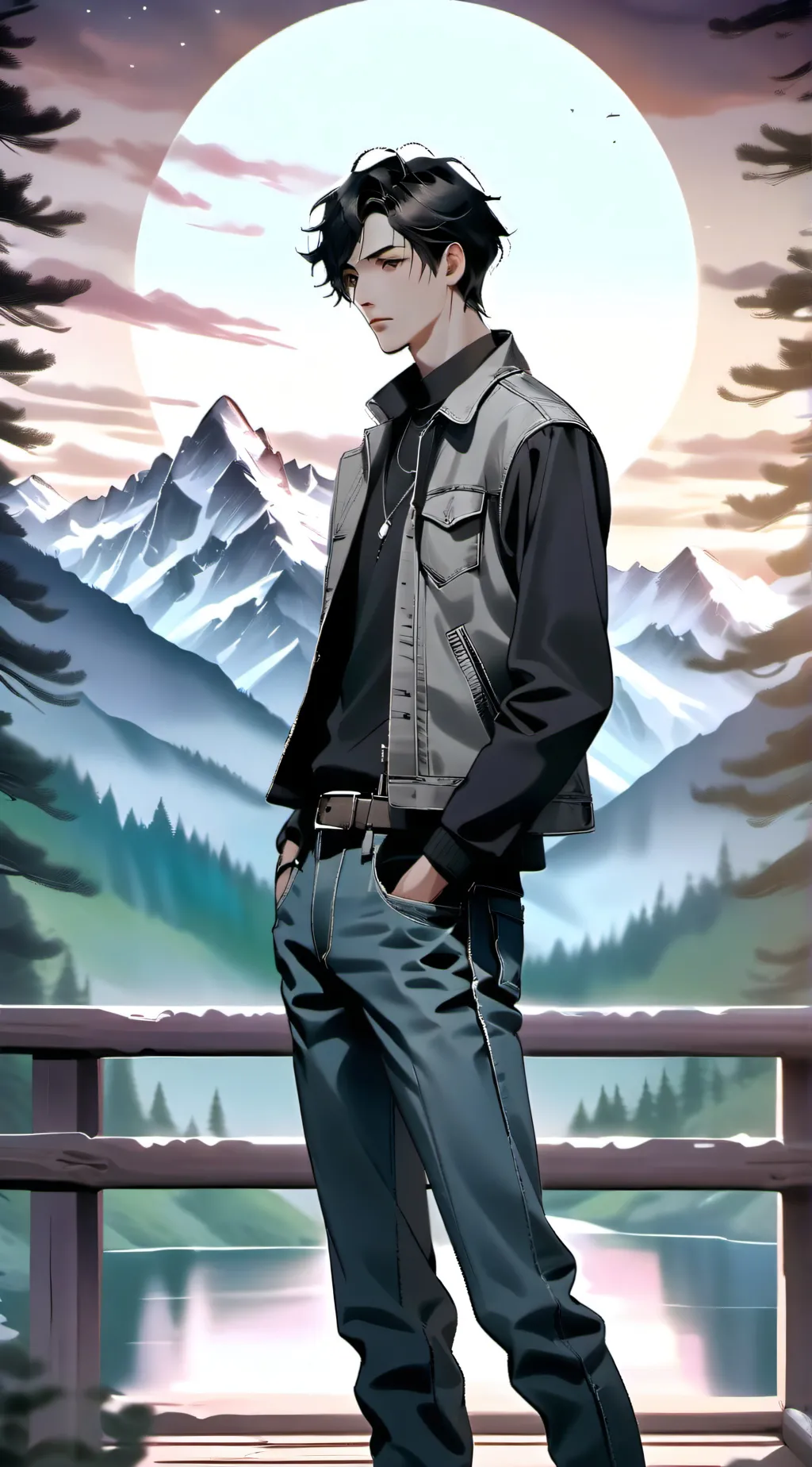 ai character: jakie  background