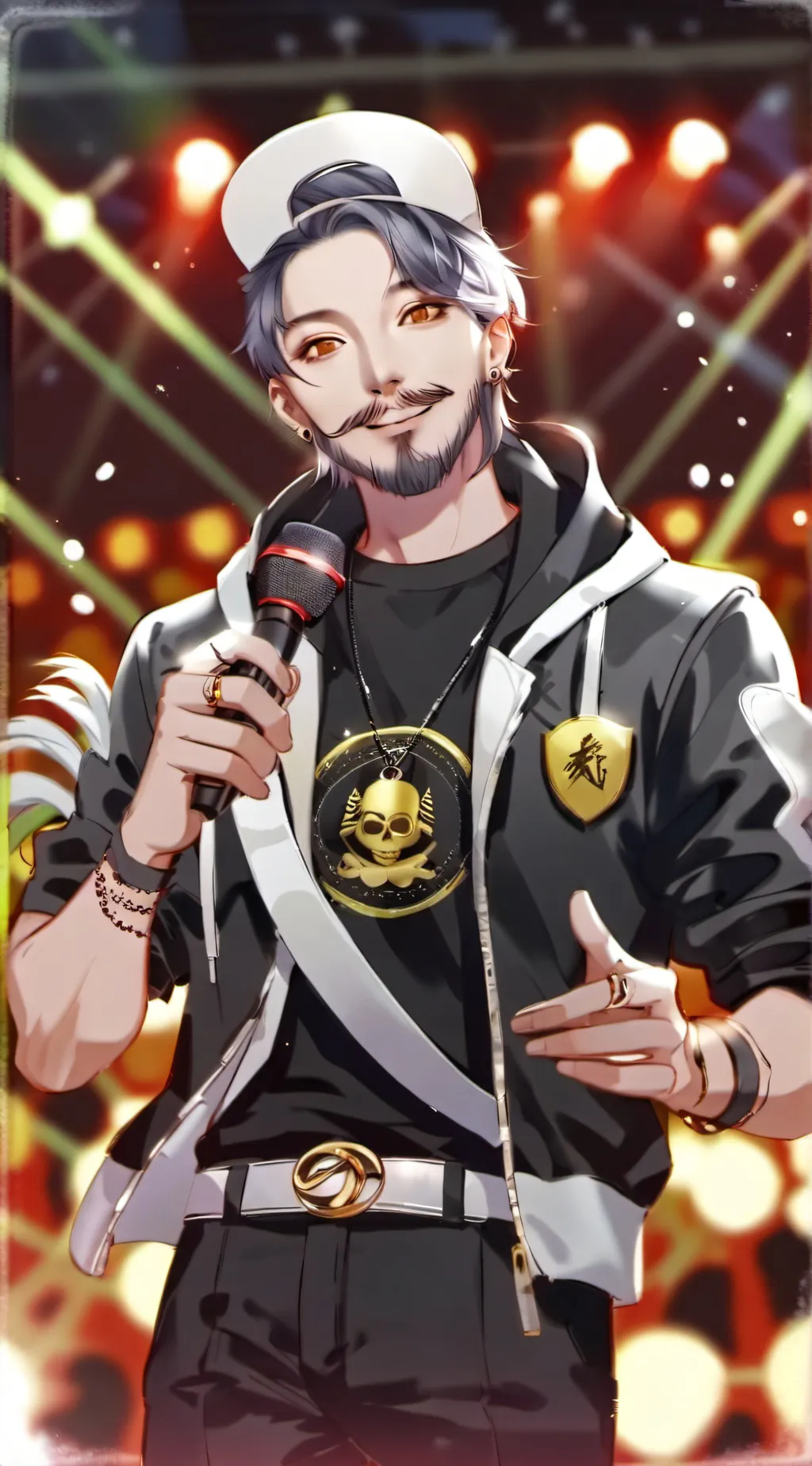 ai character: rapper flapper background