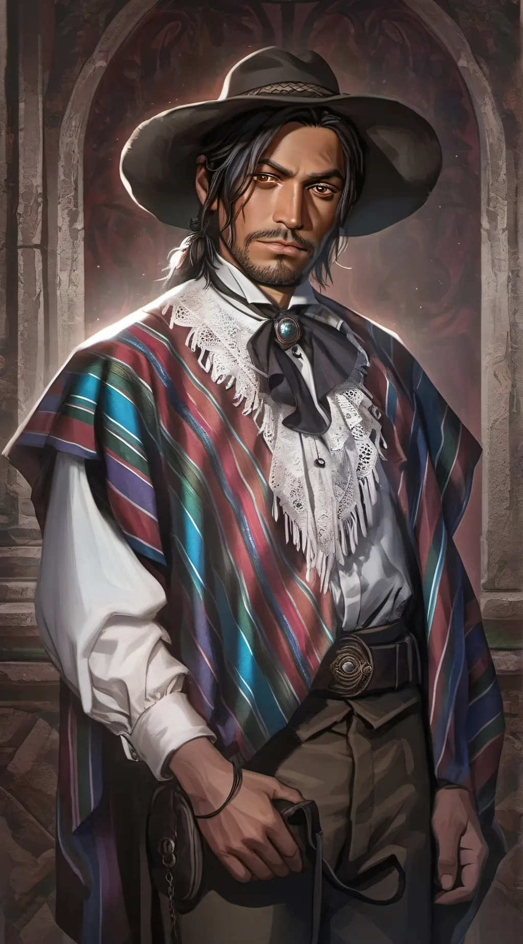 ai character: Javier Escuella background
