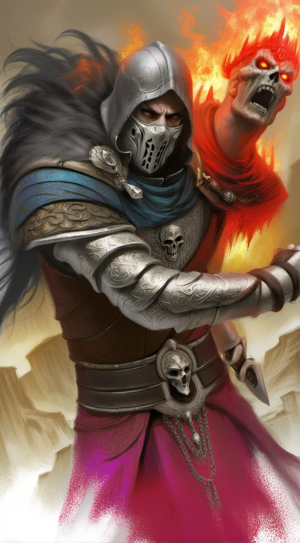 ai character: The demon killer background