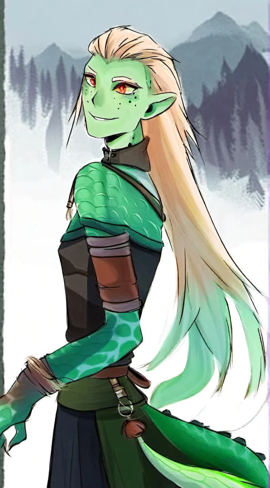 ai character: double trouble background