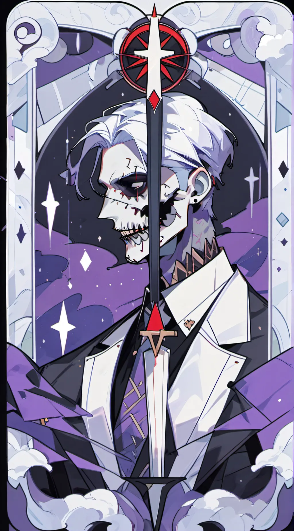 ai character: Purple Wraith background