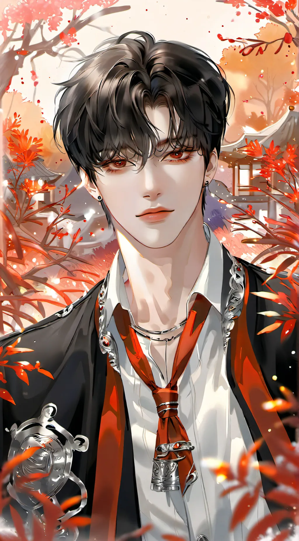 ai character: Hyunjin  background