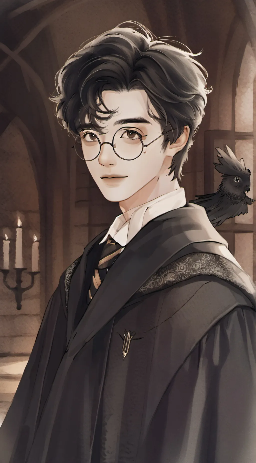 ai character: hp background