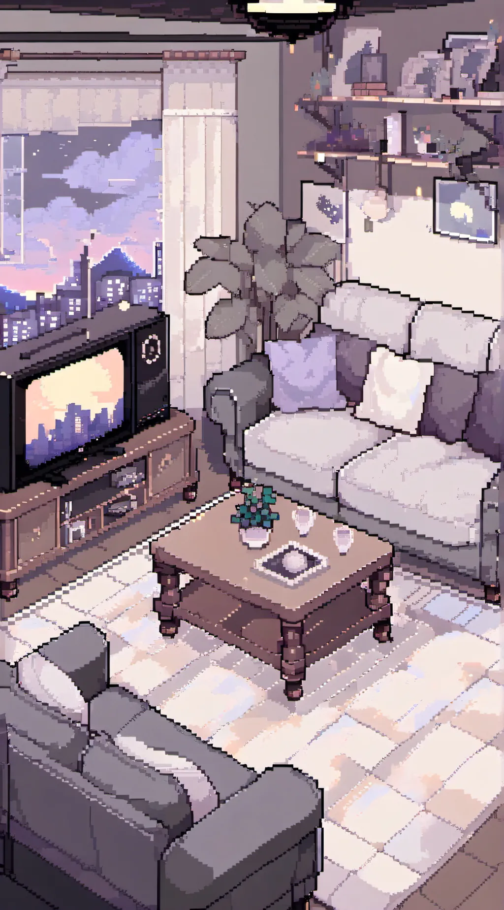 ai character: Radioapple + Char background
