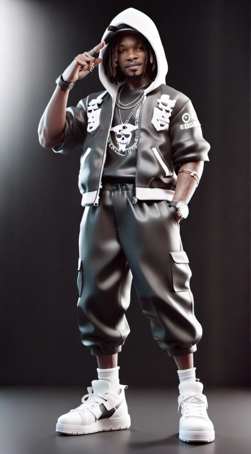ai character: king von background
