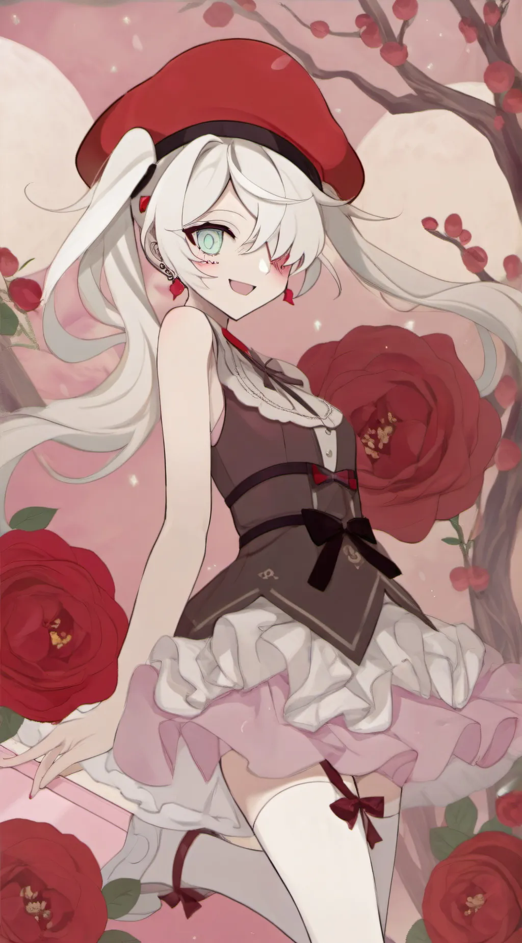 ai character: angel as a GIRL? background