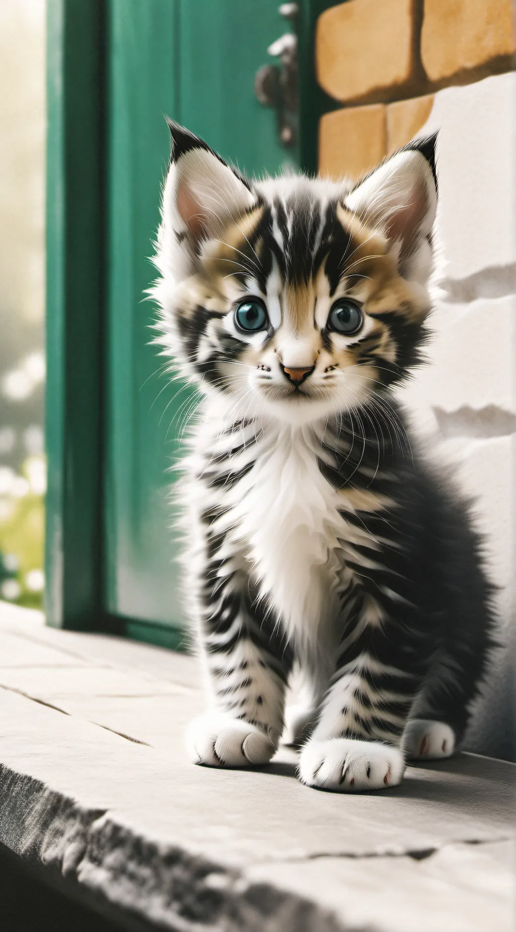 ai character: kitten background