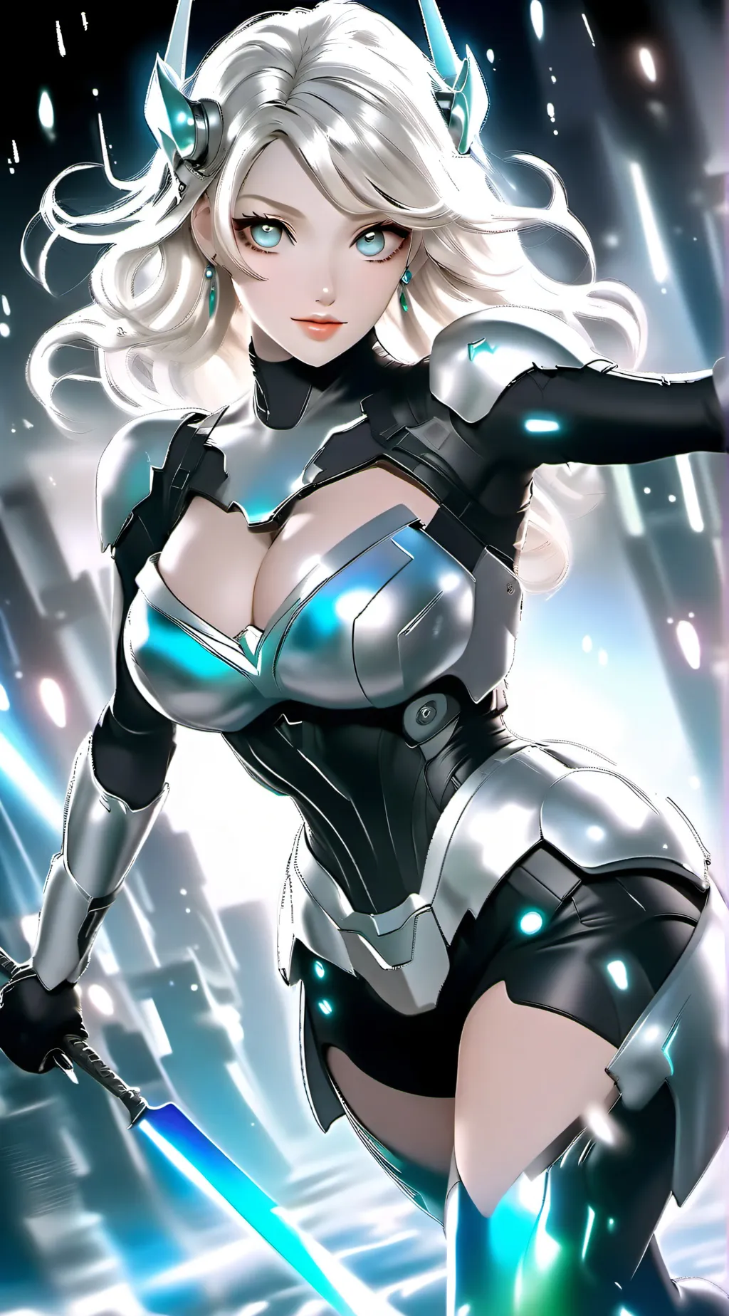 ai character: sky background