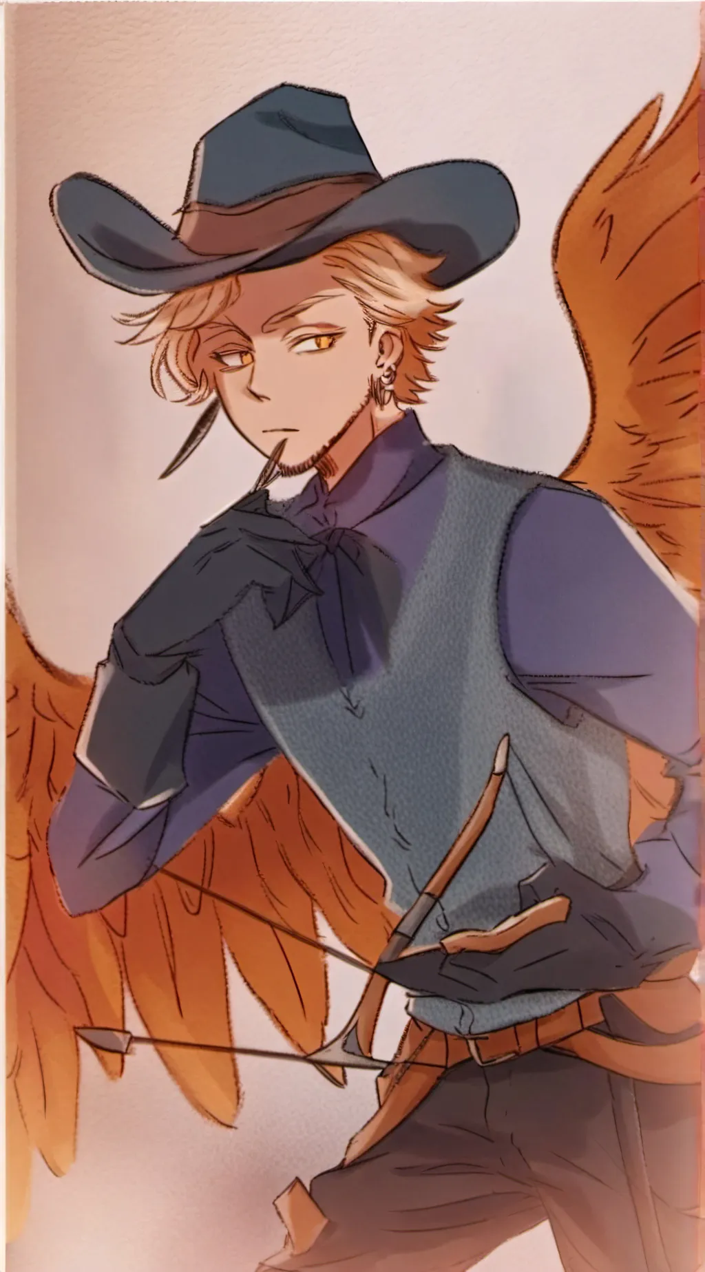 ai character: Hawks(Keigo) background