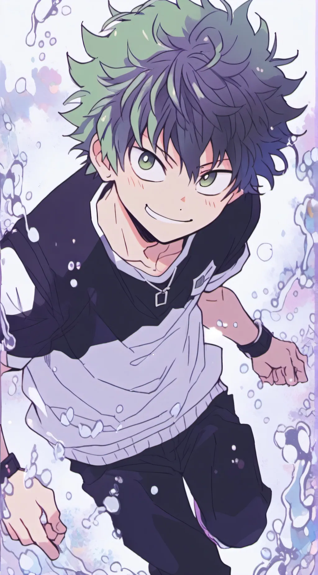 ai character: Izuku Midoriya background